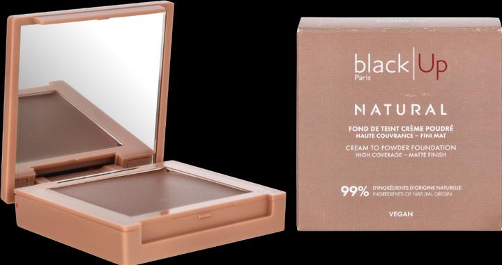 Black Up Full Cover Cream Powder Foundation