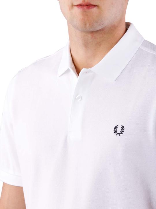 Actual product image Fred Perry Plain Polo Shirt white (XXL)