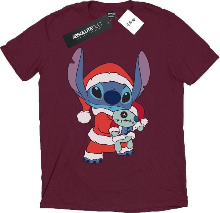 Disney Lilo And Stitch Stitch Christmas TShirt (XL)