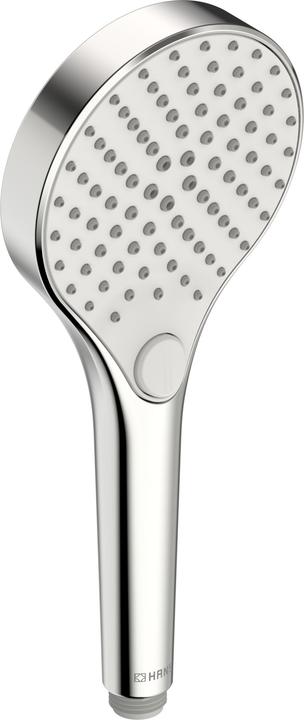 Produktbild Hansa VIVA Handbrause, rund, Durchmesser 110mm, 3-strahlig, 44330300 (3 Strahlarten)