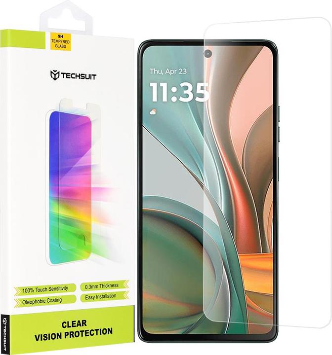 Produktbild Techsuit - Clear Vision Glass - Motorola Moto G75 - Transparent (1 Stück, Motorola Moto C)