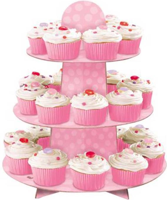Actual product image Unique Cupcake Stand - Pink