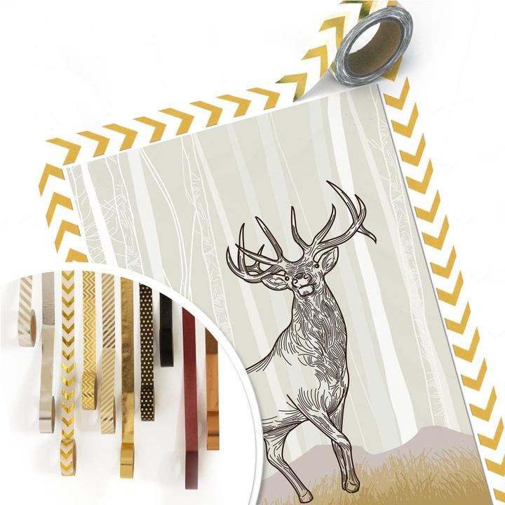 Actual product image Trenddeko Proud stag (105 x 160 cm)