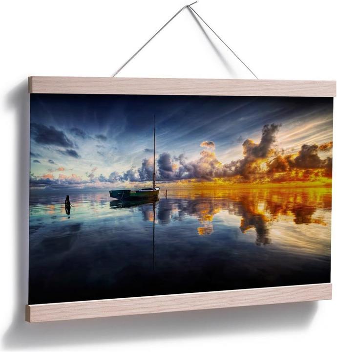 Actual product image Trenddeko Yugawa - Time for reflection (100 x 70 cm)