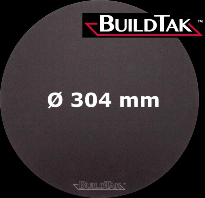 Actual product image BuildTak 3D printing surface ø 304 mm