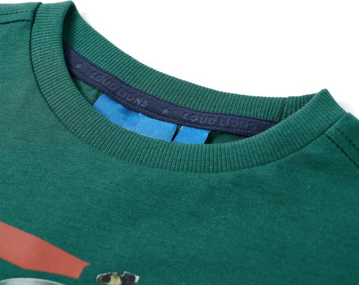 Produktbild VidaXL Kinder-Langarmshirt Grün 128,Material: 100 (128)