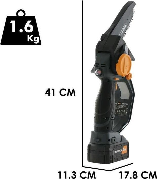 Actual product image Batavia Nexxsaw V3.2 Battery Chainsaw Set Brushless, 4Ah Battery, 4A Quick Charger (Battery chain saw)