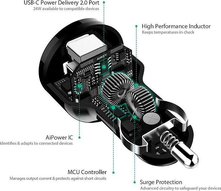 Produktbild Aukey CC-Y7 Auto Charger