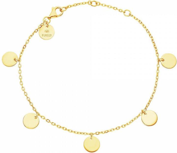 Immagine prodotto Purelei Bracciale d'oro Kalea (19 cm, Acciaio inossidabile placcato oro 18 carati)