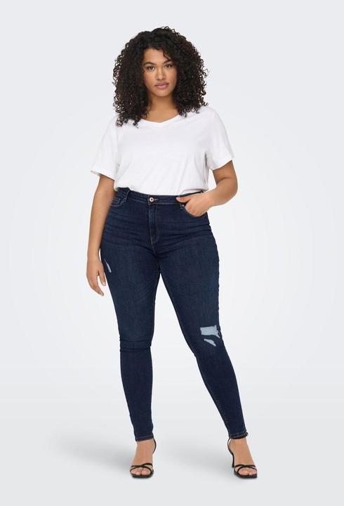 Actual product image Only Curvy CarLaola Life Skinny High Rise Jeans (42)