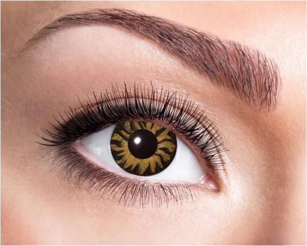 Produktbild Zoelibat Kontaktlinsen Tiger (orange/schwarz)