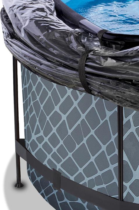 Actual product image Exit Frame pool round 360x122 cm with sunroof and sand filter pump (Ø 360 x 122 cm)