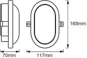 Image du produit Osram LED BULKHEAD 6W 4000K White (420 lm)