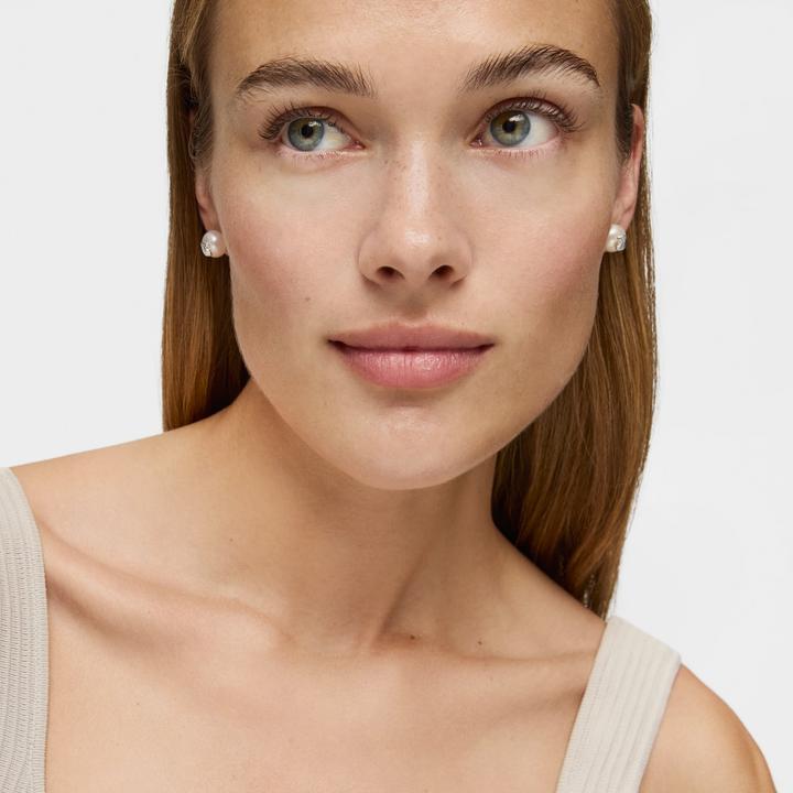 Image du produit Tous Boucles d'oreilles en perles réelles avec ours 411143500 (Argent Sterling)