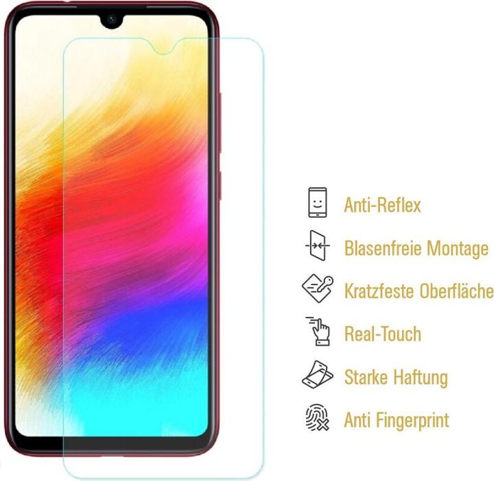 Produktbild Protectorking 6x Panzerfolie Anti-Shock matt entspiegelt (6 Stück, Xiaomi Redmi Note 7)