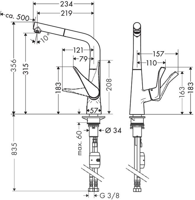 Produktbild hansgrohe Metris Chrom