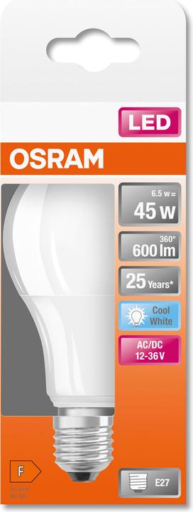 Produktbild Osram Star Classic (E27, 6.50 W, 600 lm, 1 x, F)