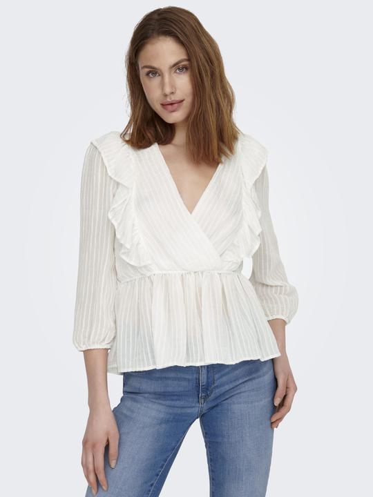 Actual product image Only Wrap-around ruffle top (XS)