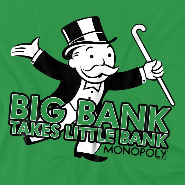 Immagine prodotto Monopoly Big Bank Maglietta Uomo (L)