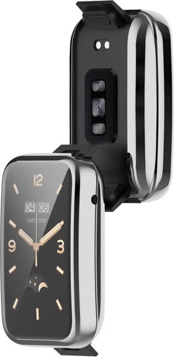 Produktbild Cover-Discount Xiaomi Mi Band 7 Pro - Gummi Schutz Case silber