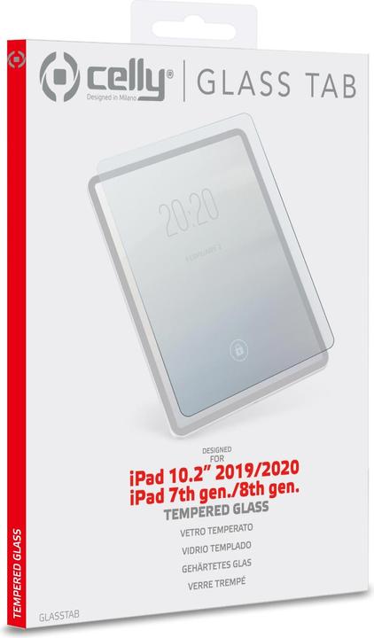Produktbild Celly Glasstab (1 Stück, iPad 7, iPad 8, iPad 10.2)