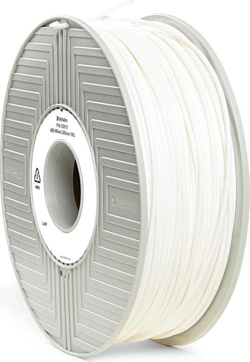 Actual product image Verbatim Filament (ABS, 2.85 mm, 1000 g, White)