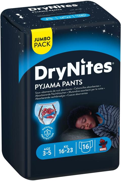 Produktbild Huggies Dry Nites (Gr. 3, Gr. 4, Gr. 5, Tragepack, 16 Stück)