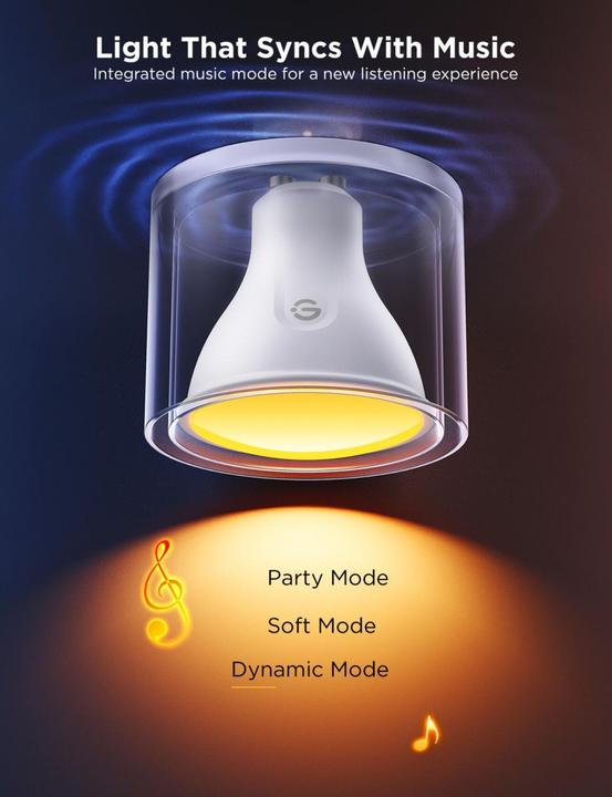 Produktbild Govee Bulb (GU10, 4.80 W, 400 lm, 2 x, F)