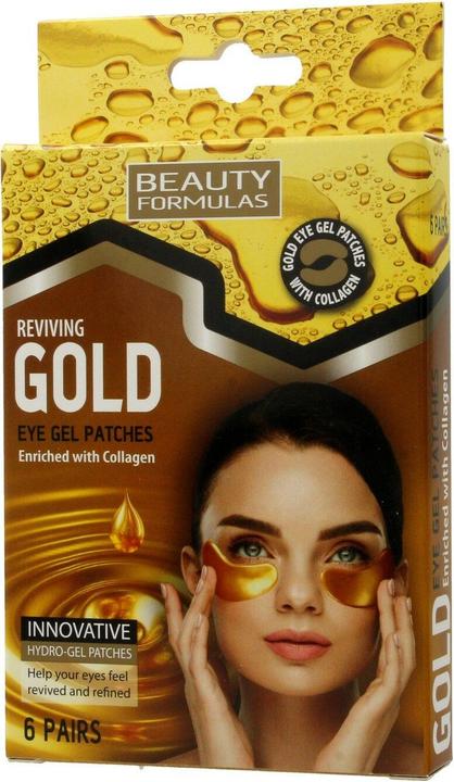 Beauty Formulas Gold Eye Gel Patches Gold Gel Eye Patches 6 Pairs (Patches)
