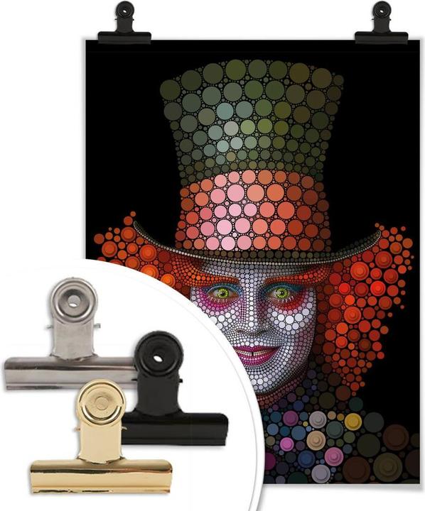 Produktbild Trenddeko Ben Heine - Circlism: Johnny Depp der Hutmacher (24 x 30 cm)