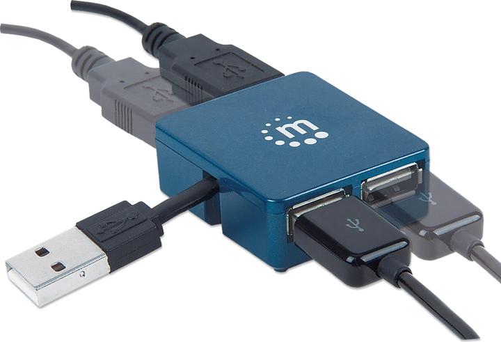 Immagine prodotto Manhattan Hub USB 2.0 a 4 porte (USB-A, 4 Porti)