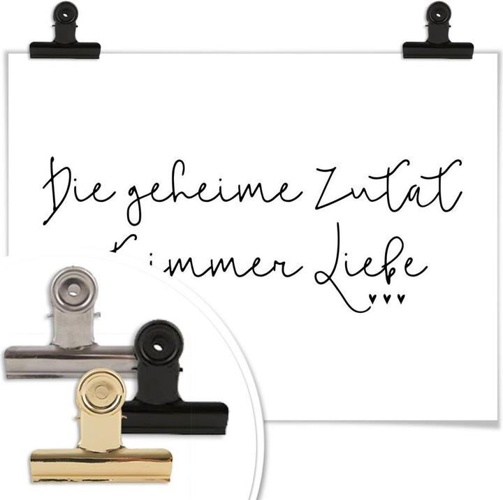 Produktbild Trenddeko Die geheime Zutat ist immer Liebe (24 x 30 cm)