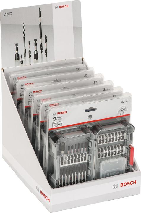 Produktbild Bosch Professional Zubehör 31-tlg. Impact Control Schrauberbit-Set (Innensechsrund TX M15, Innensechsrund TX M20, Innensechsrund TX M30, Kreuz Phillips PH M1, Kreuz Phillips PH M2, Innensechsrund TX M25, Innensechsrund TX M40, Kreuz Pozidriv PZ M2, Kreuz Phillips PH M3, Kreuz Pozidriv PZ M3)