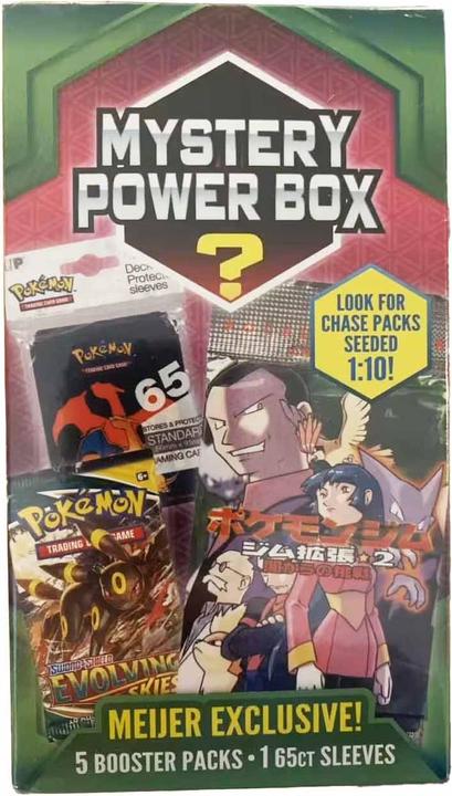 Actual product image Pokémon TCG: Meijer Exclusive! Mystery Power Box 2023 - EN (English, Booster display)