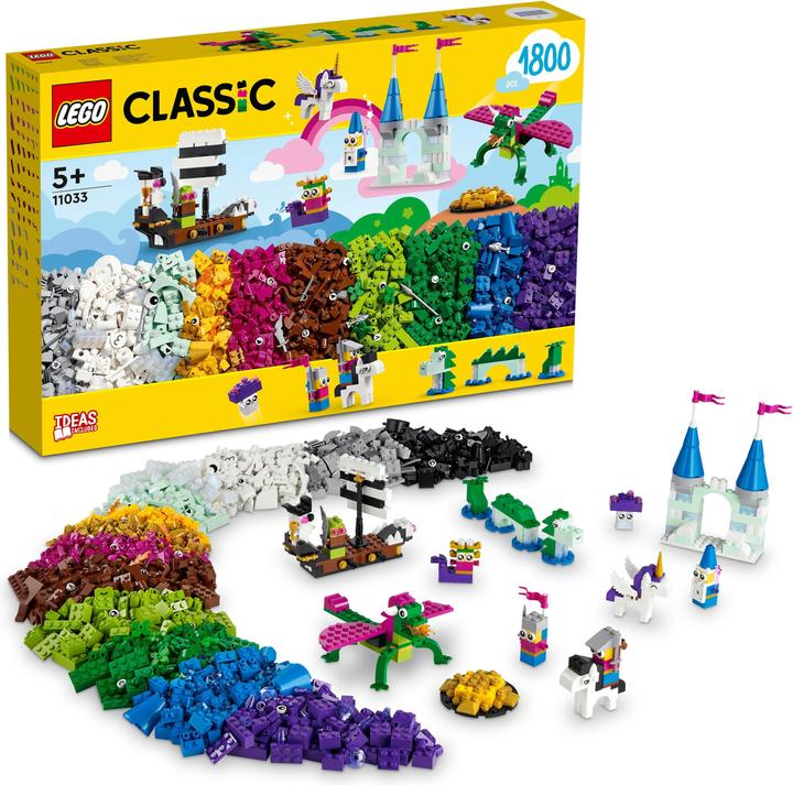 Image du produit LEGO Univers fantastique Kit de construction créatif (11033, LEGO Classic)
