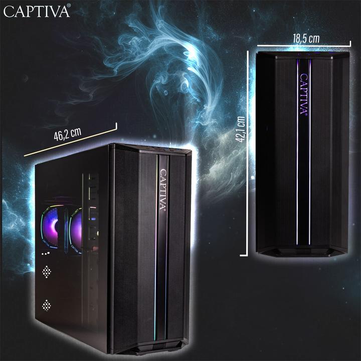 Produktbild Captiva Advanced Gaming R92-773 Ryzen 5 RTX 5060 Ti (AMD Ryzen 5 5600, 16 GB, 1000 GB, GeForce RTX 5060 Ti)