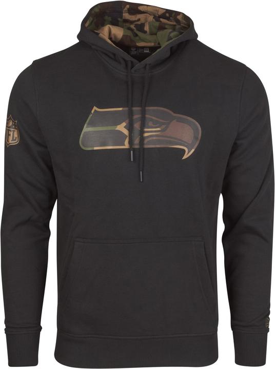 New Era Fleece Hoody - NFL Seattle Seahawks schwarz - M (M)
