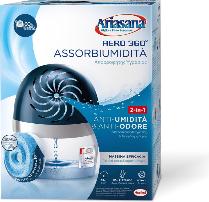 Immagine prodotto Henkel 1680706 assorbitore di umidità domestico e ricarica per assorbitore Assorbitore (unità) Assor (1 x)
