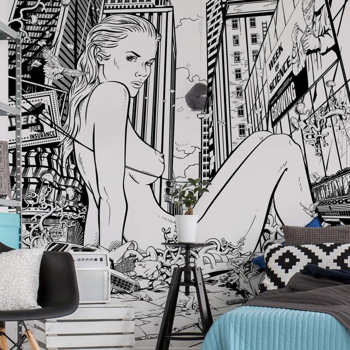 Immagine prodotto Trenddeko Drawstore - Disastro Pin Up Piante (240 x 300 cm)
