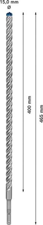 Actual product image Bosch Professional Zubehör Expert SDS plus-7X hammer drill, 15 x 400 x 465 mm (15 millimetres)