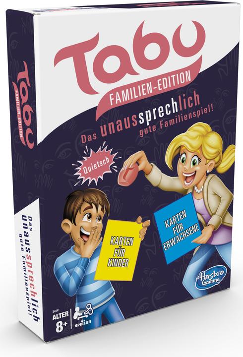 Actual product image Hasbro Gaming Taboo Family Edition (German)