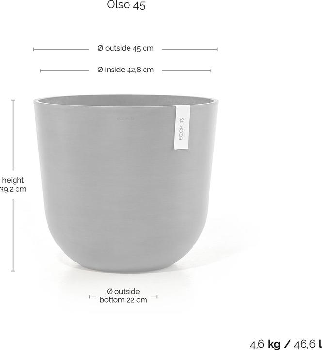 Image du produit Ecopots Oslo (45.45 cm)