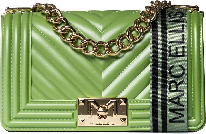 Marc Ellis Damen Schultertasche - Modell Elowen Ultra - 100% Gummi - 19.0 X 11.0 X 6.5 Cm