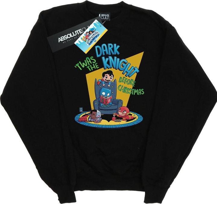 Super Friends Dark Knight Before Christmas Sweatshirt (XL)