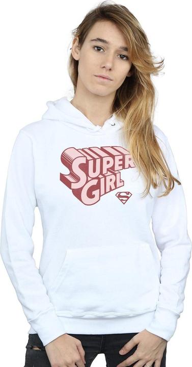 Produktbild Supergirl Retro Logo Kapuzenpullover (S)