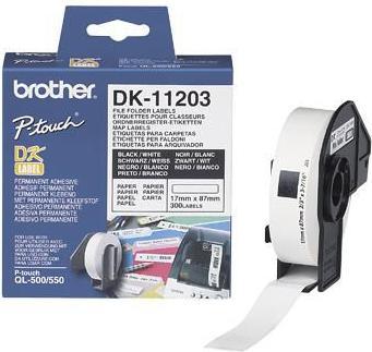 Produktbild Brother DK-11203 Aktenordneretiketten