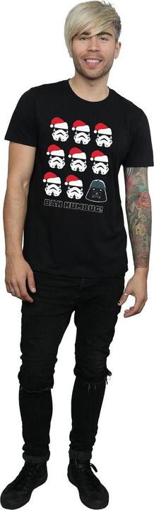 Actual product image Star Wars Mens Christmas Humbug T-Shirt (L)