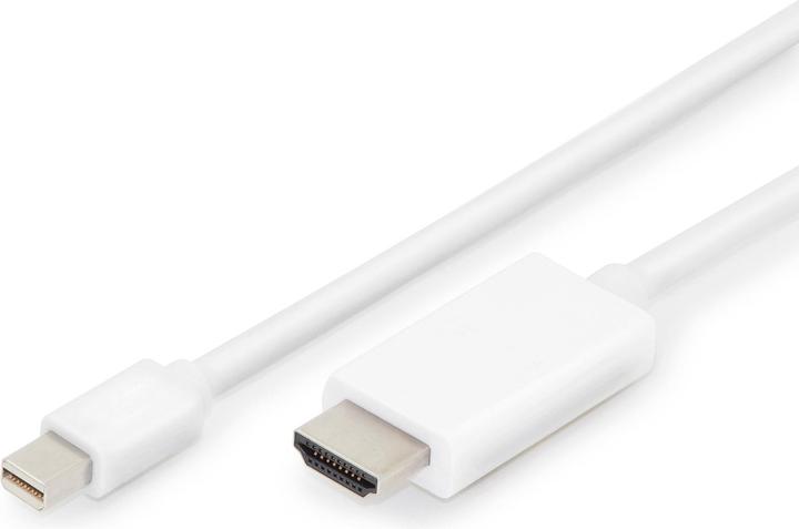 Image du produit Digitus Mini DP cable,mDP - HDMI, 2m (2 m, DisplayPort, HDMI)