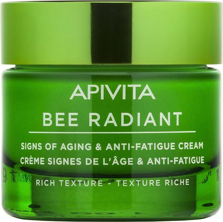 Actual product image Apivita Bee Radiant Signs Of Aging Anti-Fatigue Cream Rich Texture 50ml (50 ml, Day cream)