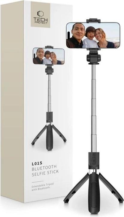 Immagine prodotto Tech-Protect L01s Bastone Selfie Wireless Treppiede Nero